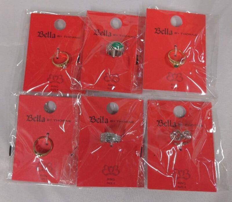 6 New Bella by Thorne Rings Size 8