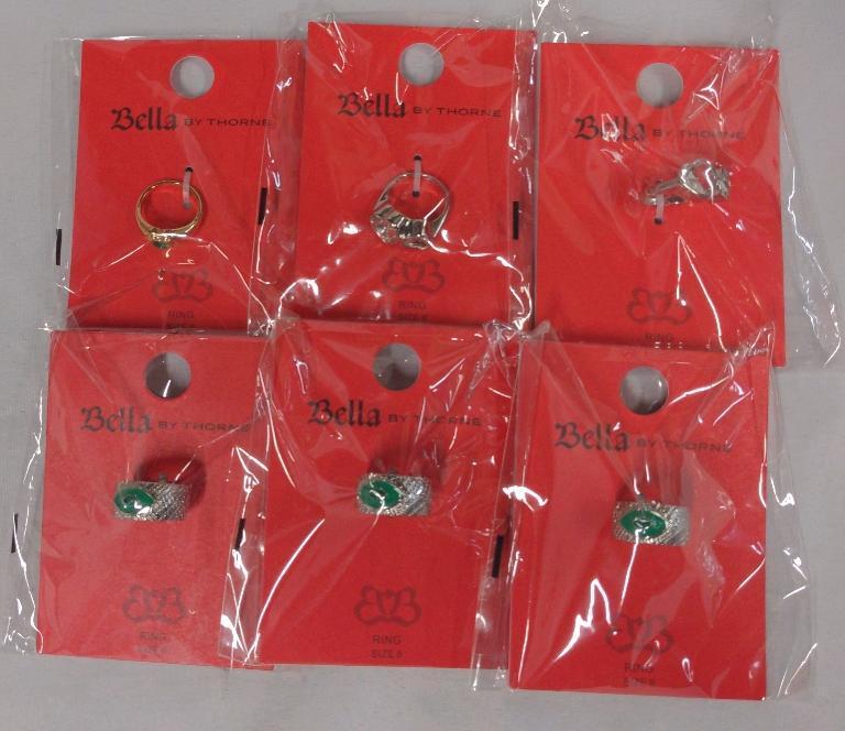 6 New Bella by Thorne Rings Size 8