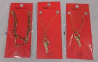 3 New Bella By Thorne Necklaces, 2 32" Necklaces, 1 16" w/ 3" extender