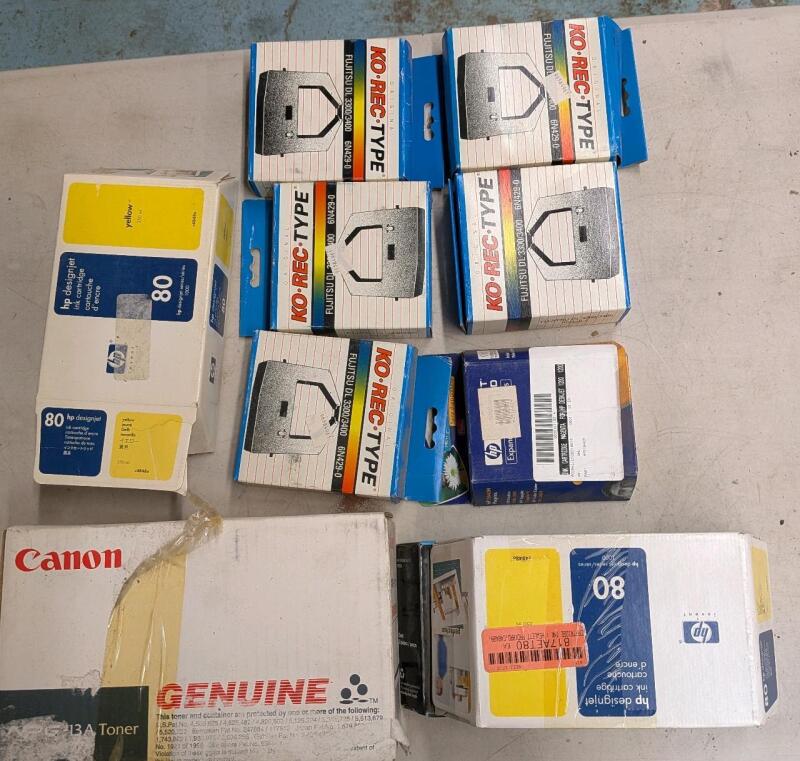 10 New Ink Cartreges/ Toner.