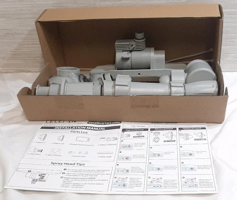 New Cecefin Pool Spray | Includes all Installation Pieces & Manual