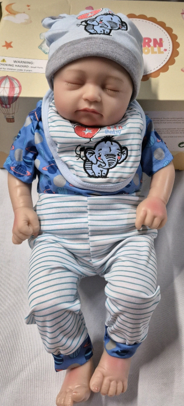 New in Box Reborn Baby Doll Silicone Baby Doll Comes with Accessories Retails for $99