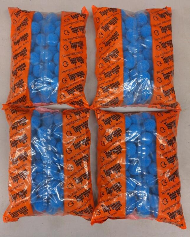4 New TAPROGGE 23-S160-3 Sponge Rubber Balls. Retails Over $100