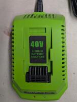 As New Powilling 40 Volt Charger for Greenworks