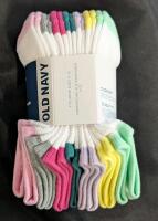 2 New Size Large Women's OLD NAVY Fitted Short Sleeve Tops & 7-Pack Size Small (11-13) Kids Fashion Socks