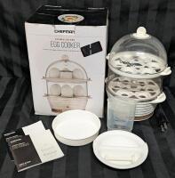 CHEFMAN Double Decker Egg Cooker, Cooks 12 Eggs Faster Than Traditional Methods! Tested For Power