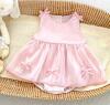 New Size 12-18 Months CUTEY N COOLTY Tulip Kiss Romper (Pink) 100% Cotton, H10389, Retails $48.99!