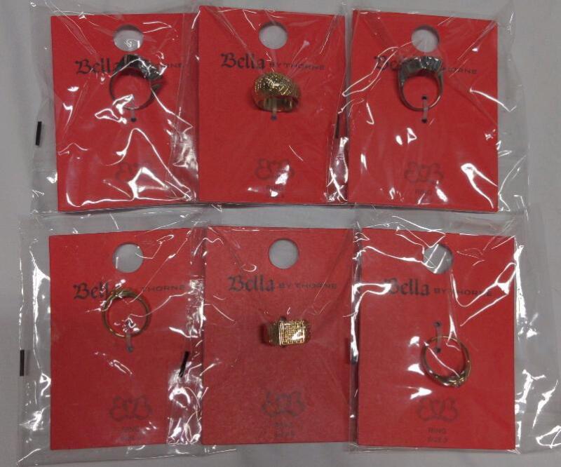 6 New Bella by Thorne Rings Size 9