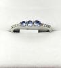 Sterling Silver Natural Tanzanite (0.33ct) with CZ (0.10ct) Ring, Size 8, W/A $270.00. Tanzanite is the birthstone for December. with appraisal - 3