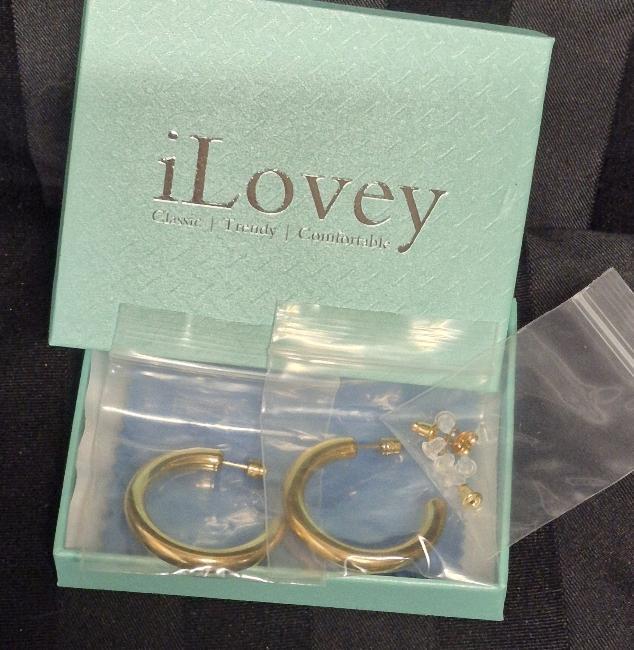 New iLovely 1.25" Hoop Earrings