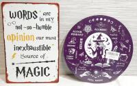 2 New Witch & Wizard Signs