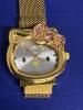 New Sanrio Kawaii Hello Kitty Watch Mesh Strap Dimentional Pink Bow with Rhinestones Ladies Watch Running Adjustable Magnetic Closure Approximately 7.5 total&rsquo;&rsquo; - 5