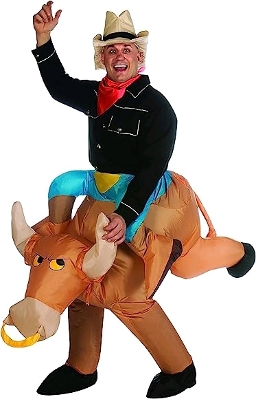 Inflatable Bull Rider Costume (Working!)