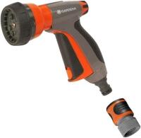New - Gardena Multi Pattern Hose Nozzle w/Quick Release Hose Attachment