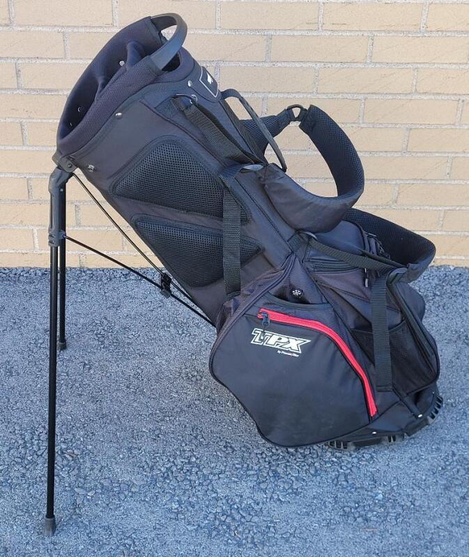 New - TPX Powerbilt Golf Stand Bag w/Shoulder Strap & Club Cover . Retail New $70
