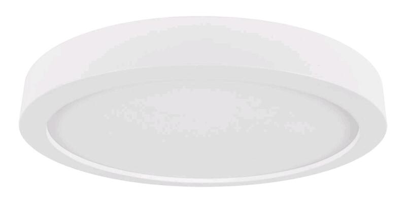 As New NOMA 5 CCT Round Frame Integrated LED Flush Mount Ceiling Light Fixture, White, 10-in. Retails for $43