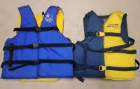Two (2) Adult Marine Boating Life Jackets .