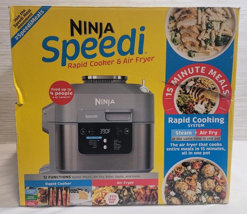 New - Ninja Speedi 12-in-1 Multi-Function Rapid Cooker & Air Fryer , 6-qt . Model # 043-0345-8 . Retail $180