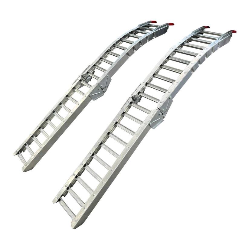 New PRIME 2pc Double Steel Rung Folding Loading Ramps 84", 1400lbs Max Weight Retails for $179.99 Model 499-2239-6