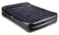 As-New OUTBOUND Queen Double-High Air Mattress With Built-In Pump, Retails $99.99, [48 Hour R&T Warranty, See Description]