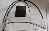 Golf Cage Net. All pieces present. One Side on Net Measures Approximately 60".