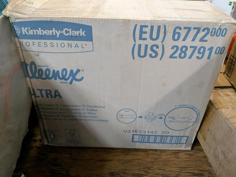 2520 (30 packs of 94) New Kleenex Ultra Hand Towels.