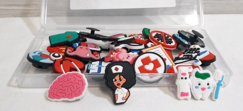 31 New Nurse Themed Croc Style Charms