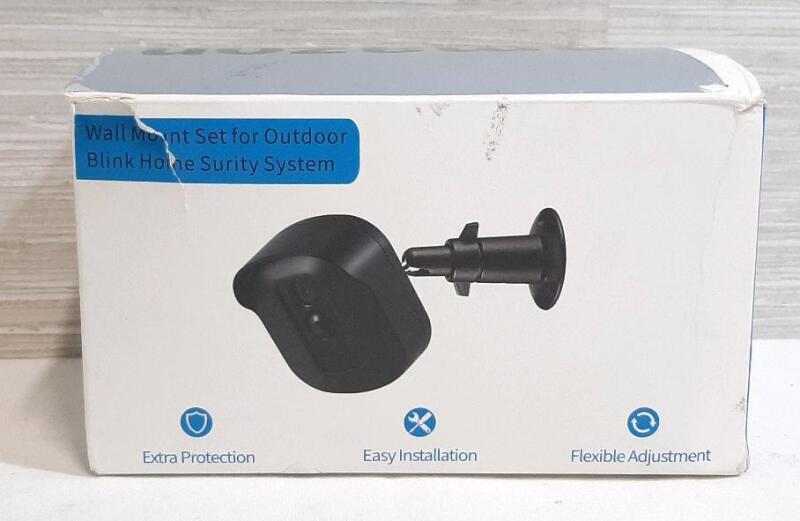 As New Wall Mount Set For Outdoor Security Cameras | Packaging Represents Black Version, Product is Actually White