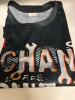 New Men's Size XL Novelty Mechanic Humor T-Shirt - "I'm A Mechanic I Don't Stop When I'm Tired" Black with Red & Blue Print - Casual Everyday Shirt for Automotive Professionals - Machine Washable Bold Print Stock photos added - 3