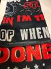 New Men's Size XL Novelty Mechanic Humor T-Shirt - "I'm A Mechanic I Don't Stop When I'm Tired" Black with Red & Blue Print - Casual Everyday Shirt for Automotive Professionals - Machine Washable Bold Print Stock photos added - 4