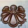New Unique Octapus Shaped Wooden Charcuterie Serving Tray | Octopus & Seafood Themed Cheese, Meat & Fruit Platter Board - High-Quality Recycled Wood, Food-Safe, Gift for Seafood Lovers Approximately 10.62&rsquo;&rsquo; Stock photos added Sealed Box - 3
