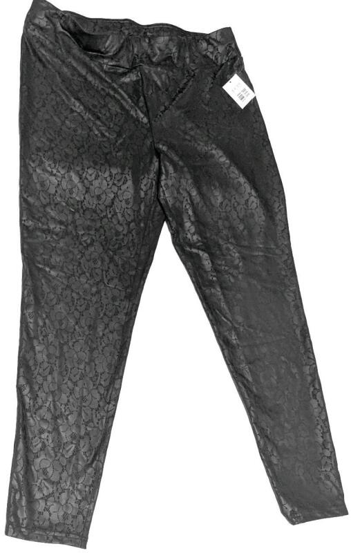 New Size 2XL Women's EDITION ELLE Slinky, Silky & Stretchy Soft Floral Leggings , Perfumed