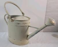 Metal Garden Watering Can . Measures 10" Tall