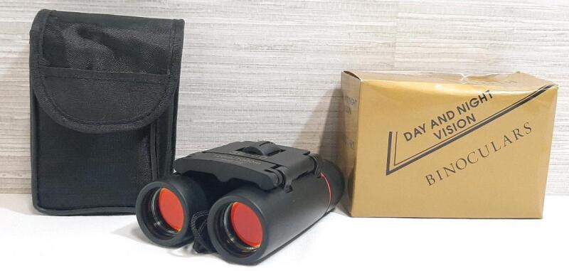 New Day & Night Binoculars w/ Carrying Case & Micro-Fiber Cleaning Cloth