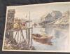 5 Vintage 1980s KRISTEAD Canadian Artist Textured Prints : Peggy's Cove, Hastings Mill, Ruby Bedford Mills & 2&times; Mill Slide, Up To 25.25" &times; 17.25" - 4