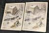 5 Vintage 1980s KRISTEAD Canadian Artist Textured Prints : Peggy's Cove, Hastings Mill, Ruby Bedford Mills & 2&times; Mill Slide, Up To 25.25" &times; 17.25" - 7