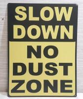New Slow Down Large Metal Signs