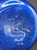 Vintage 1976 Signed RUBY DEMAINS STUDIO NB Cobalt Blue Rising Drip Art Glass Vase, 6" Tall, No Chips or Cracks - 4