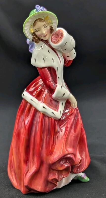 Vintage ROYAL DOULTON "Christmas Morn" HN1992, 7" Tall Figure, No Chips or Cracks