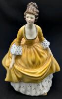 Vintage ROYAL DOULTON "Coralie" HN 2307, 7.25" Tall Figure, No Chips or Cracks