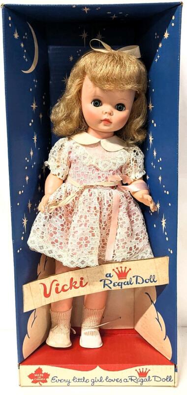 Vinyage REGAL DOLL Canada: Vicky 7" Tall With Original Box