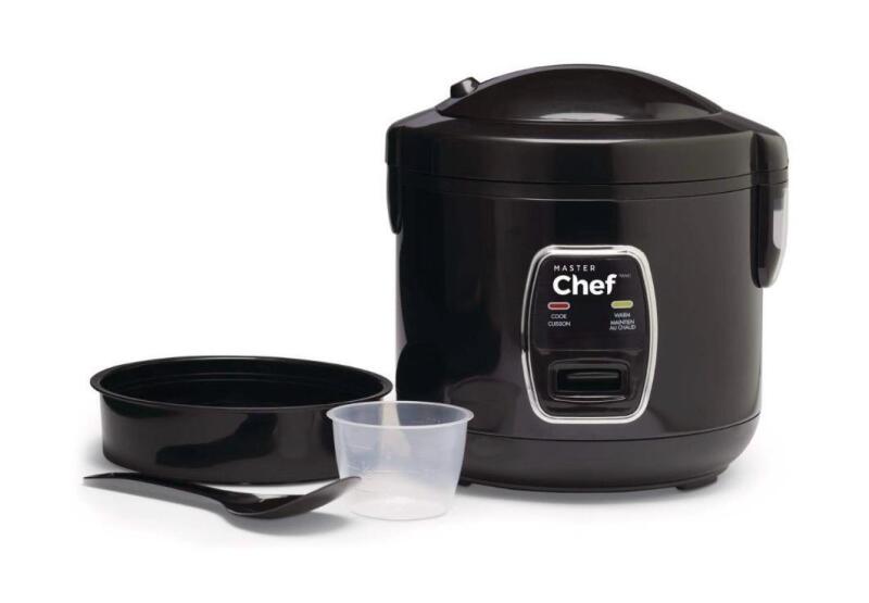As-New Master Chef 10-Cup Rice Cooker with Steamer Basket - Retails for $44.99