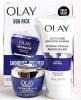 New OLAY RETINOL 24 Anti-Aging Duo Pack - Fragrance Free Night Moisturizer 50 mL & Exfoliating Cleanser 150 mL - 3