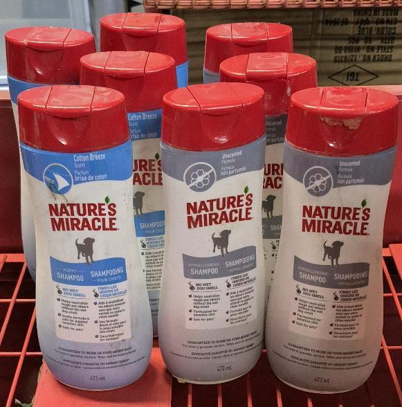 8 Nature's Miracle Puppy Scented & Unscented Shampoo 473mL Retail Value $100