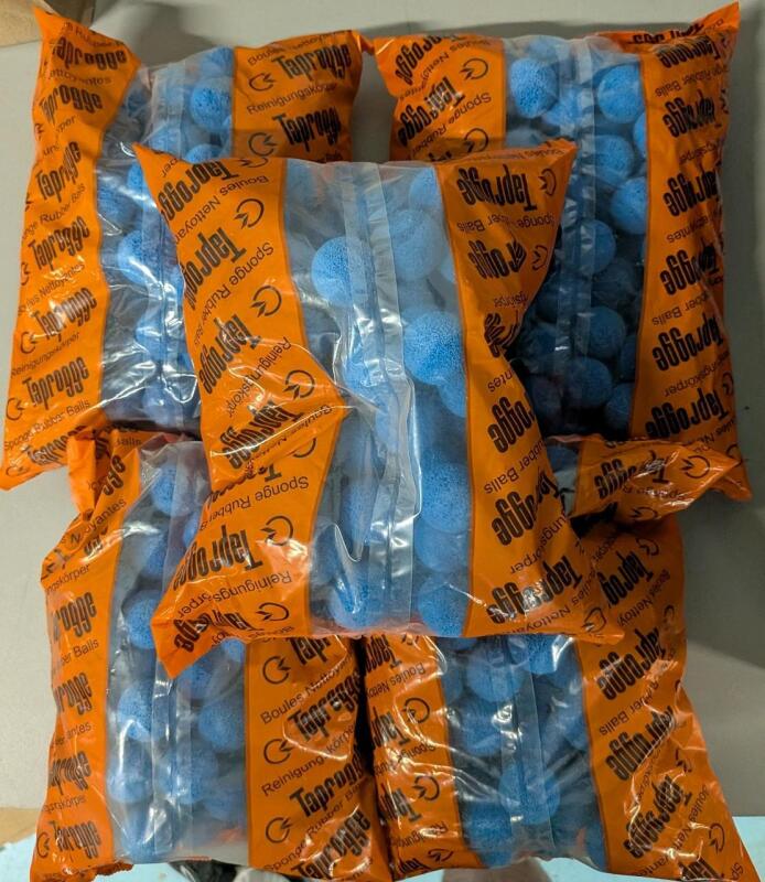 5 New TAPROGGE 23-S160-3 Sponge Rubber Balls. Retails Over $100