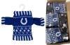 24 New NFL Football Indianapolis Colts Knit Sweater Ornaments With Hangers, 5.5" Each, Individually Packaged | Over $200 Retail Value!