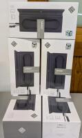 5 New NATIVE UNION Curve Twin Handset for Cell Phones / Tablets / Computers with Tablet Slot Base MM02T-BLK-ST - Black Soft Touch / Two Line Handset System | Retails Over $50 (Over $250 total!)