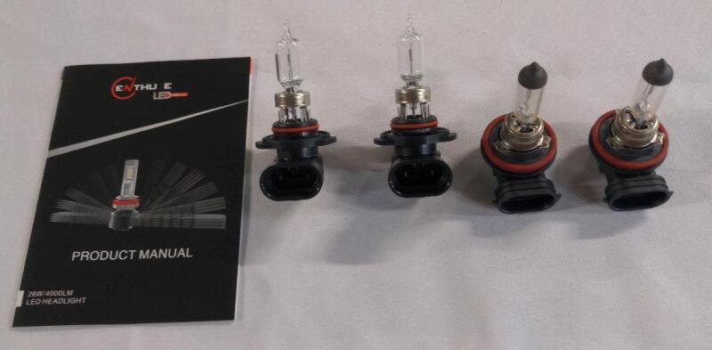 4 CXTHU E-LED Headlight Bulbs 26W/4000LM