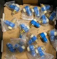 17 New Mini Adjustable Flow Control Valve. 0.5" opening.
