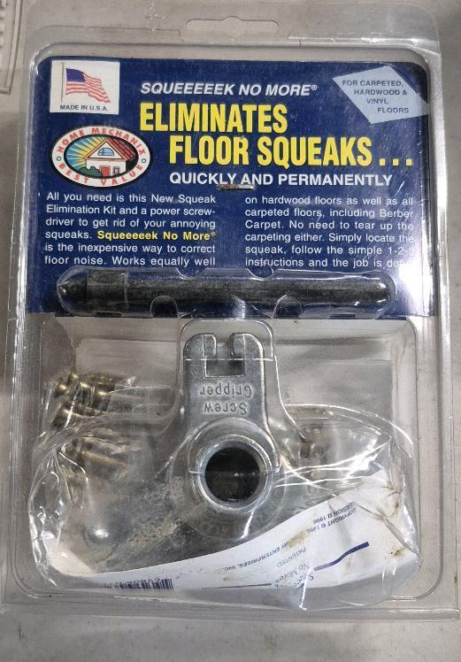 New Squeeeek No More Eliminates Floor Squeaks